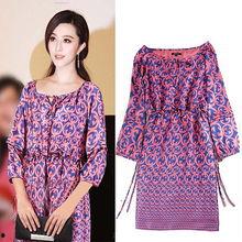 明星同款连衣裙纯棉,舒适时尚两不误